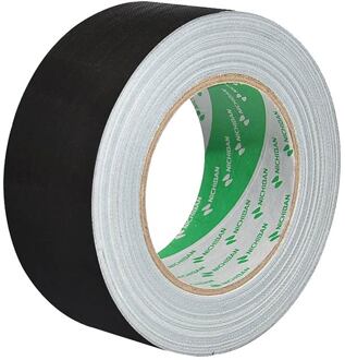 Nichiban NIS-5025-BK gaffa tape gaffa tape, zwart, 50 mm, 25 meter, Nichiban