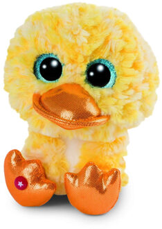 Nici kuiken Honey Dee - pluche knuffel - geel - 15 cm - Knuffeldier