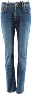 Nick Slim Super Slim Fit Jeans voor Heren Jacob Cohën , Blue , Heren - W31