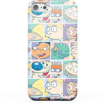 Nickelodeon Cartoon Grid Phone Case for iPhone and Android - Samsung S7 Edge - Snap case - mat