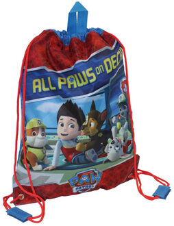 Nickelodeon Gymtas Paw Patrol Team 30 x 40 cm Rood
