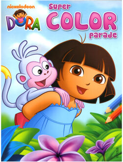 Nickelodeon kleurboek Dora Super Color Parade 30 cm
