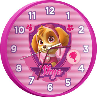 Nickelodeon Paw Patrol Klok 25 Cm Roze