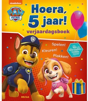 Nickelodeon Verjaardagsboek Paw Patrol Hoera, 5 jaar! - (ISBN:9789044759747)