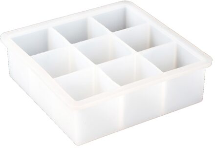 Nicole Siliconen Zeep Mal 9-Holte Vierkante Handgemaakte Loaf Bar Mallen