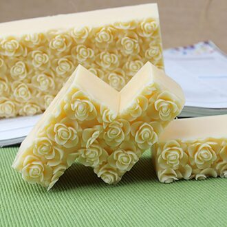 Nicole Zeep Siliconen Mal Reliëf Rose Bloem Decoratie Handgemaakte Brood Zeep Maken Mould