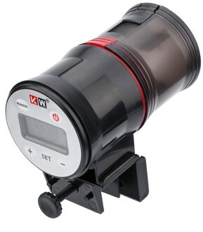 Nicrew Automatische Vis Feeder Aquarium Tank Vochtbestendige Auto Eten Timer Feeding Dispenser Lcd Verstelbare Outlet Voor Fish Tank