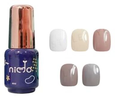 Nido Mini One Step Nail Gel Handmade Café Series 207 Uji Milk Tea