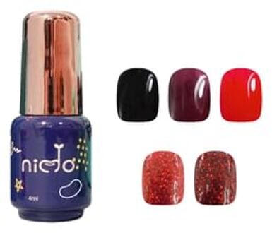 Nido Mini One Step Nail Gel Red Velvet Cake Series 204 Pomegranate Raw Cheese