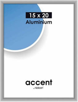 Nielsen Fotolijst Accent 15 X 20 Cm Aluminium Matzilver Multikleur