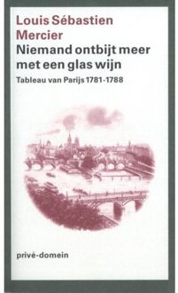 Niemand ontbijt meer met een glas wijn - Boek Louis Sebastien Mercier (9029530626)
