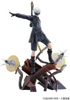 NieR:Automata Ver1.1a PVC Statue 1/7 YoRHa No. 9 Type S Covering Fire 31 cm