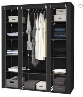 Niet-geweven Garderobe Organizer Draagbare Vouwen Stofdicht Waterdicht Opbergkast Assemblage Installeren Kast Hwc 04