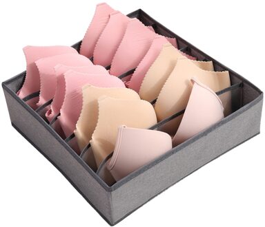 Niet-geweven Stof 3 Sets Inklapbare Closet Kabinet Organizer Ondergoed Opbergdoos Ondergoed Afwerking Organizer Органайзер C-7 cells