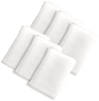 Niet Geweven Stof Papier Anti Oliedampen Stickers Afzuigkap Filter Stickers Anti Rook Cut Filter Absorberende Voor Keuken Wit 6Pcs