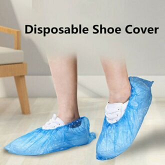 Niet-geweven Stof Wegwerp Schoenen Covers Met Elastische Band Ademend Stofdicht Verdikte Anti-Slip Anti-statische Schoen Covers 400stk