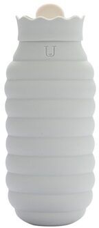 Niet Giftig Magnetron Verwarmd Siliconen Water Fles En Gebreide Cover Water Fles Veilig Chocolade