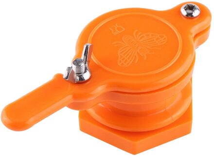 Niet Giftig Plastic Bee Honing Tap Gate Valve Bijenteelt Vloeistof Extractor Herbruikbare Seal Lekvrij Voedsel Bottelen Tool Tuin Suppliy oranje
