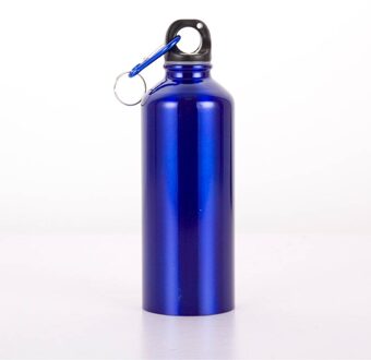 Niet Giftig Rvs Fietsen Camping Benodigdheden Outdoor Reizen Gereedschap Te Dragen Brede Mond 400/500/600Ml Water Fles 600ml / Blauw