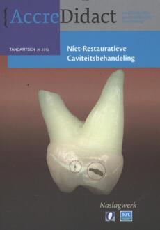 Niet-restauratieve caviteitsbehandeling - Boek R.J.M. Gruythuysen (9089760997)