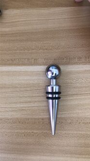 Niet Slecht Conische Metalen Verse Seal Rode Wijn Champagne Wijn Flessenstop Valentines Huwelijksgeschenken zwart metal 2 draad