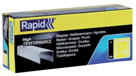 Nieten Rapid 13/8 gegalvaniseerd standaard 5000 stuks