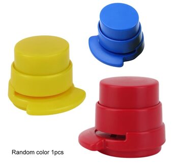 Nietje Gratis Nietmachine Mini Stapleless Nietmachine Papier Binding Binder Paperclip Ponsen Kantoor School Briefpapier Stuk