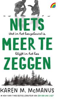 Niets meer te zeggen -  Karen McManus (ISBN: 9789041716170)