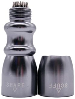 Nieuw 3 in 1 Biljart Cue Tip Shaper Scuffer Beluchter Snooker Zwembad Tapper Reparatie Tools grijs