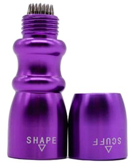 Nieuw 3 in 1 Biljart Cue Tip Shaper Scuffer Beluchter Snooker Zwembad Tapper Reparatie Tools paars