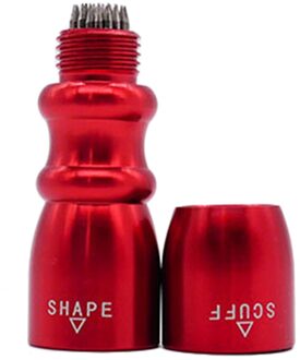 Nieuw 3 in 1 Biljart Cue Tip Shaper Scuffer Beluchter Snooker Zwembad Tapper Reparatie Tools Rood