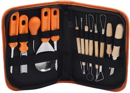 Nieuw 5/14 Stuks Professionele Pompoen Carving Tool Kit Carve Carve Gereedschap Halloween Levert