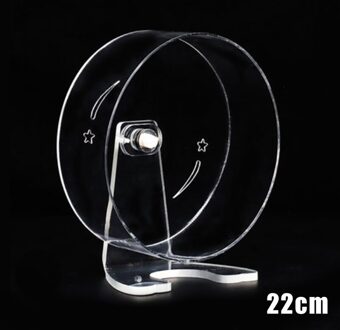 Nieuw Acryl Rustig Hamster Oefening Wiel Stille Spinner Met Houder 5.1 "/5.9"/6.7 "/7.9"/8.7 "TE889 22cm