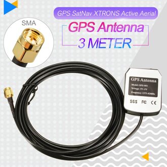 Nieuw Auto DVD 1575.42 MHz SMA Connector Auto GPS Actieve Remote Antenne Antenne Connector 3 Meter Lengte
