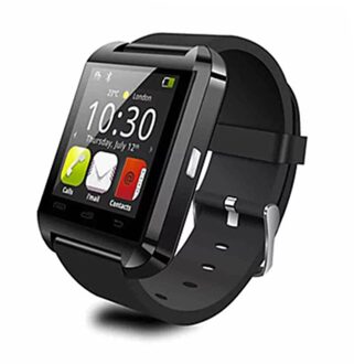 Nieuw Bluetooth Smart Horloge Digitale Sport Stappenteller Slapen Monitoring Horloge Voor Gebruikelijke Telefoon Unisex zwart