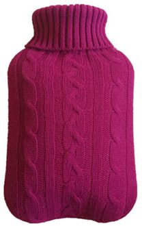 Nieuw Knit Cover Alleen Voor 2000Ml Water Gevulde Fles Warm Water Zak Handwarmer Thermische Pack XSD88 bordeaux