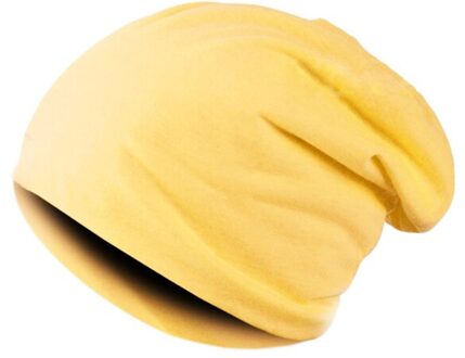 Nieuw Koreaanse Vrouwen Mannen Unisex Candy Kleur Ski Haak Flaphoed Cap Katoen Hoofd Set Herfst Winter Warm Cap Hip-Hop Mutsen LL17 geel