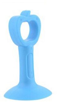 Nieuw Multifunctionele Anti-Collision Siliconen Deurklink Knop Mute Guard Protector Sucker Pad Mk Blauw
