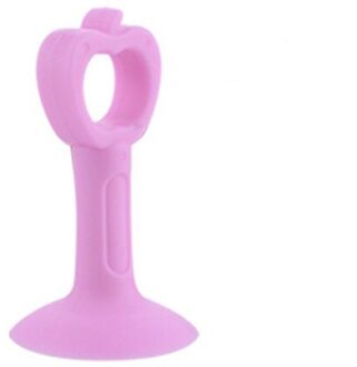 Nieuw Multifunctionele Anti-Collision Siliconen Deurklink Knop Mute Guard Protector Sucker Pad Mk licht roze