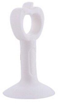 Nieuw Multifunctionele Anti-Collision Siliconen Deurklink Knop Mute Guard Protector Sucker Pad Mk wit