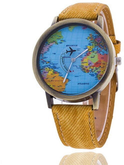 Nieuw Ontworpen Relogio Feminino relogio masculino Klok Mannen Vrouwen Horloge Wereldkaart Analoge Quartz Horloge 628