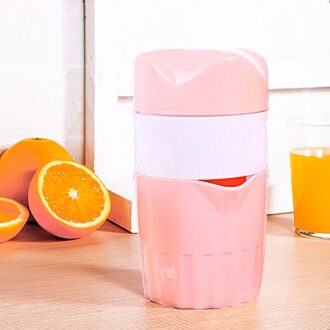Nieuw Product Keuken Multifunctionele Handmatige Juicer Draagbare Eenvoudige Juicer Cup Citroen Oranje Juicer Huishouden Juicer roze