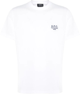 Nieuw Raymond Wit Katoenen T-Shirt A.p.c. , White , Heren - 2Xl,Xl,L,M,S