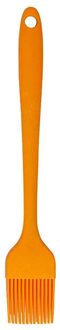 Nieuw Silicone Basting Gebak Borstel Verspreid Olie Boter Saus Marinades Voor Bbq Grill Bakken Keuken Koken Cake Vlees Worst oranje