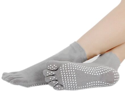 Nieuw Sokken Anti-Slip Vingers 5 Tenen Katoenen Sokken Voor Oefening Sport Pilates Massage Yoga PSEN999 02