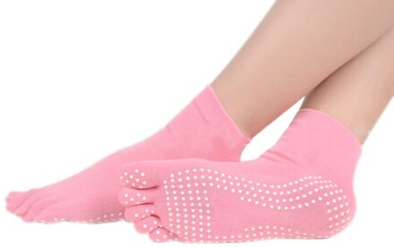 Nieuw Sokken Anti-Slip Vingers 5 Tenen Katoenen Sokken Voor Oefening Sport Pilates Massage Yoga PSEN999 04