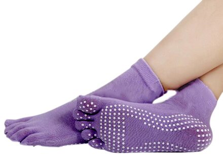 Nieuw Sokken Anti-Slip Vingers 5 Tenen Katoenen Sokken Voor Oefening Sport Pilates Massage Yoga PSEN999 06