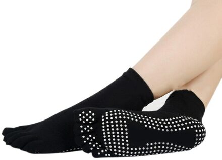 Nieuw Sokken Anti-Slip Vingers 5 Tenen Katoenen Sokken Voor Oefening Sport Pilates Massage Yoga PSEN999 09