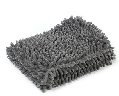 Nieuw Super-Absorberende Huisdier Handdoek Microfiber Zachte Chenille Droge Zachte Voor Hond Kat Bad Schoonmaken Mk grijs