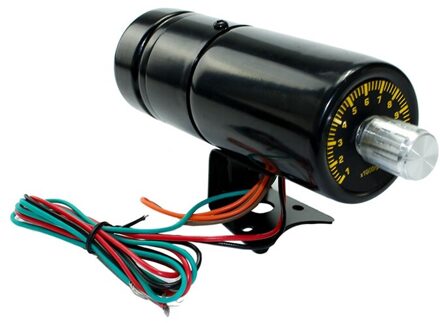 Nieuw-Universele Depotuning Led Verstelbare Toerenteller Gauge Waarschuwing Shift Light Led Lamp Auto Meter 1000-11000 Rpm zwart